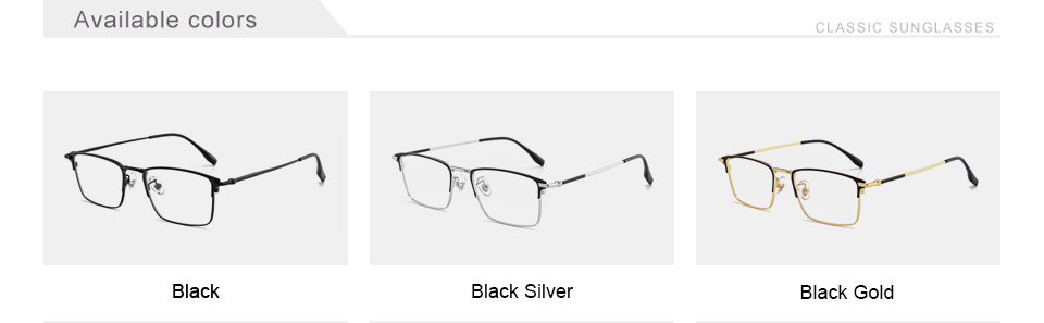 CLLOIO Ultralight Business Men Glasses Reading Glasses Anti Blue Light Myopia Prescription Glasses Hyperopia Optical Eyeglasses