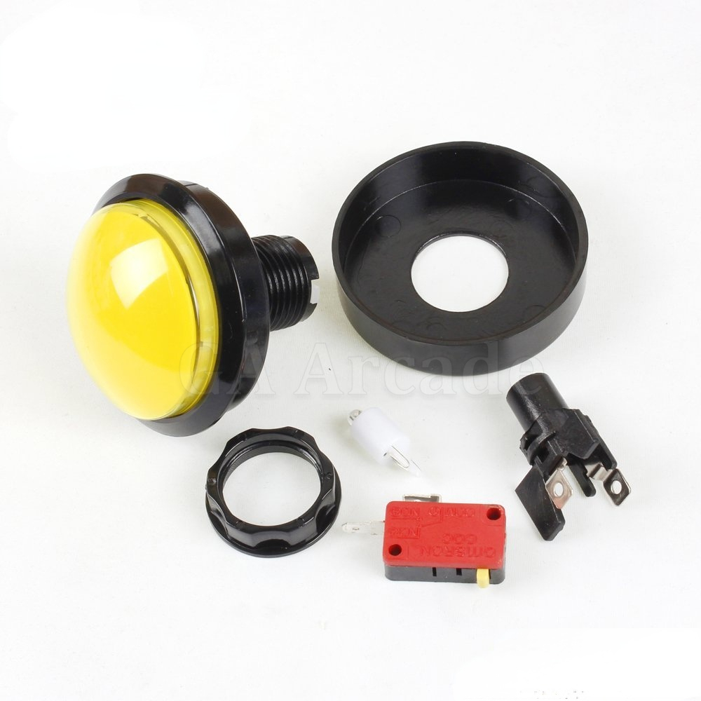 Description Picture 5 of item60mm Dome Shaped LED Illuminated Push Buttons For Arcade Coin Machine Operated Games