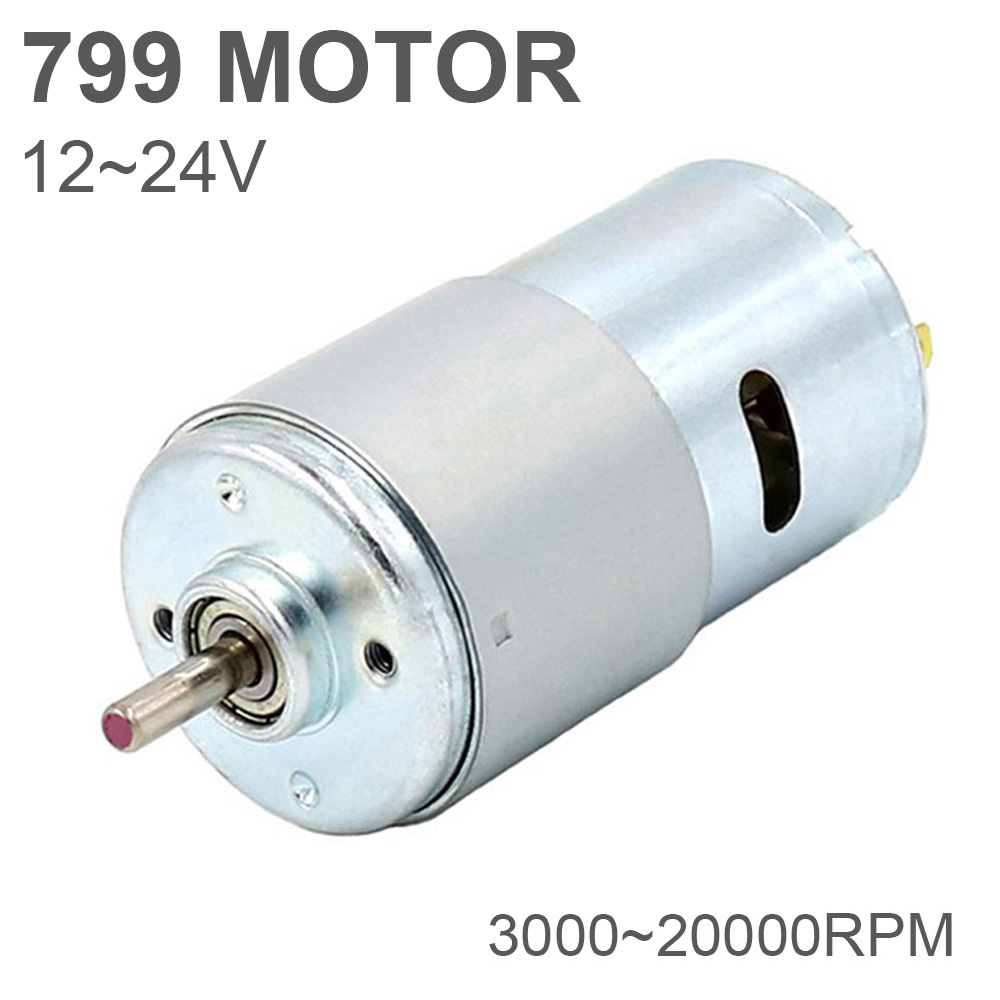 Aspirador de Pó, Motor Elétrico, DC 12-24V, 20000RPM