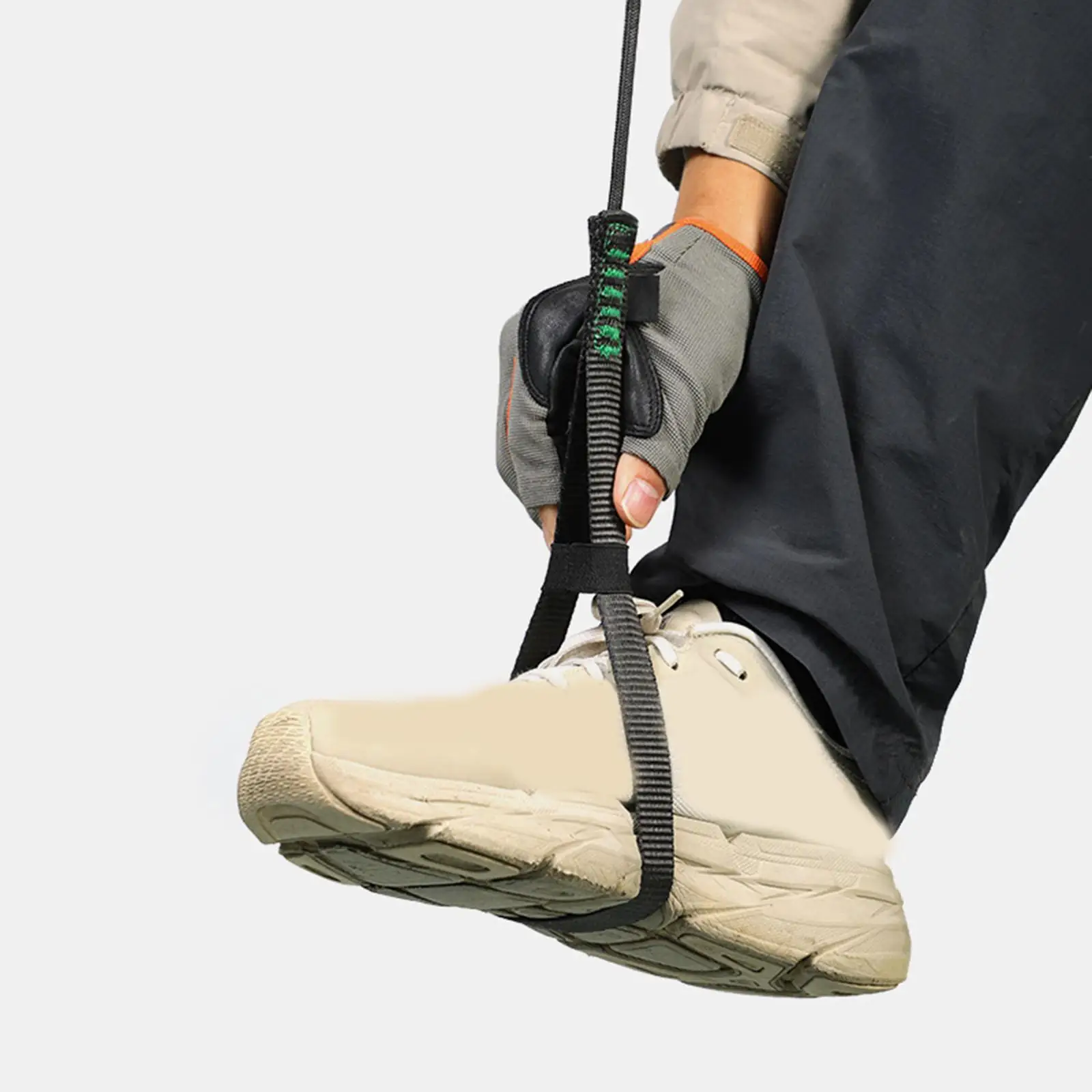 Climbing Foot Loop Ascender Adjustable Sling Gear Caving Aid Rope Ascending