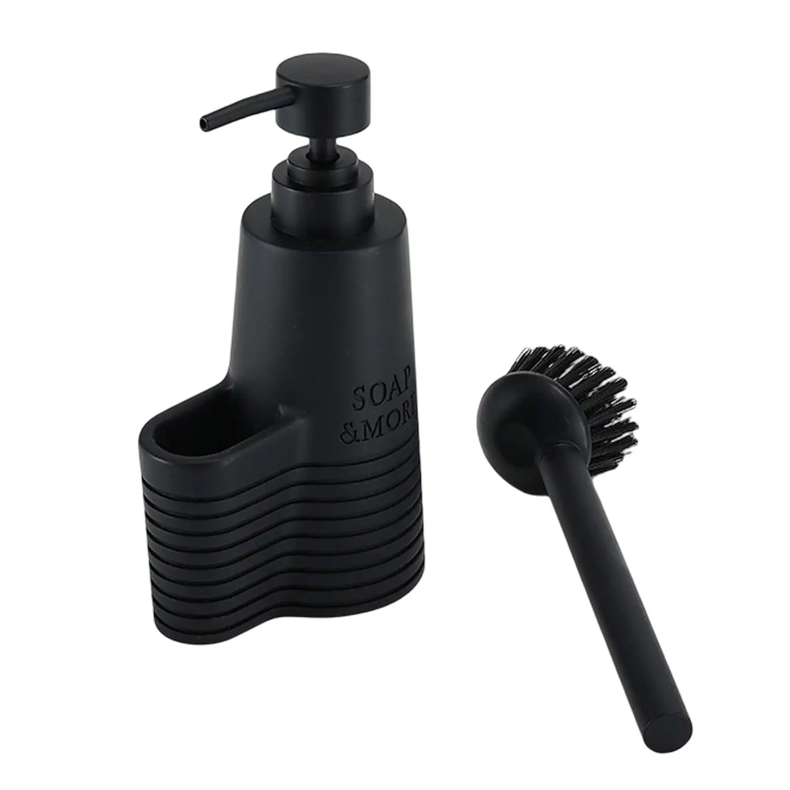 Kitchen Dish Brush with Soap Dispenser Space Saving Durable Easily Squeeze and Refillable for Kitchen Sink Accessory Good Helper