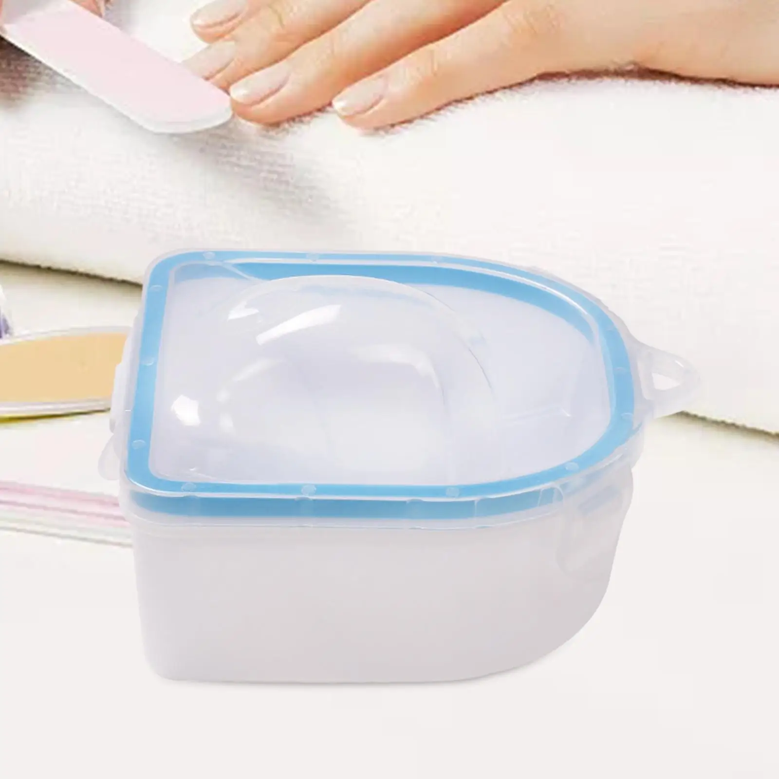 Nail Soak Off Bowl Accessories Easy to Use Quality Manicure SPA Tool Dip Powder Remover Tool for Hands Nails Household