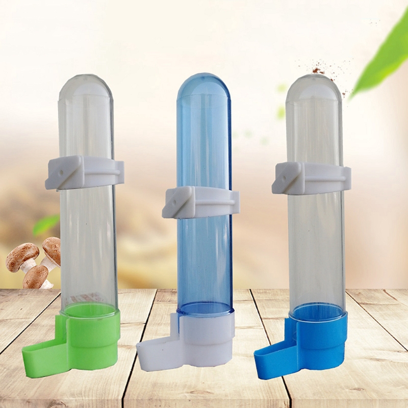Haustier Vogel Kunststoff Auto Feeder Papagei Nymphensittich Fütterung Wasser Trinker Tasse Schüssel Spender Käfig Liefert – Detail 3