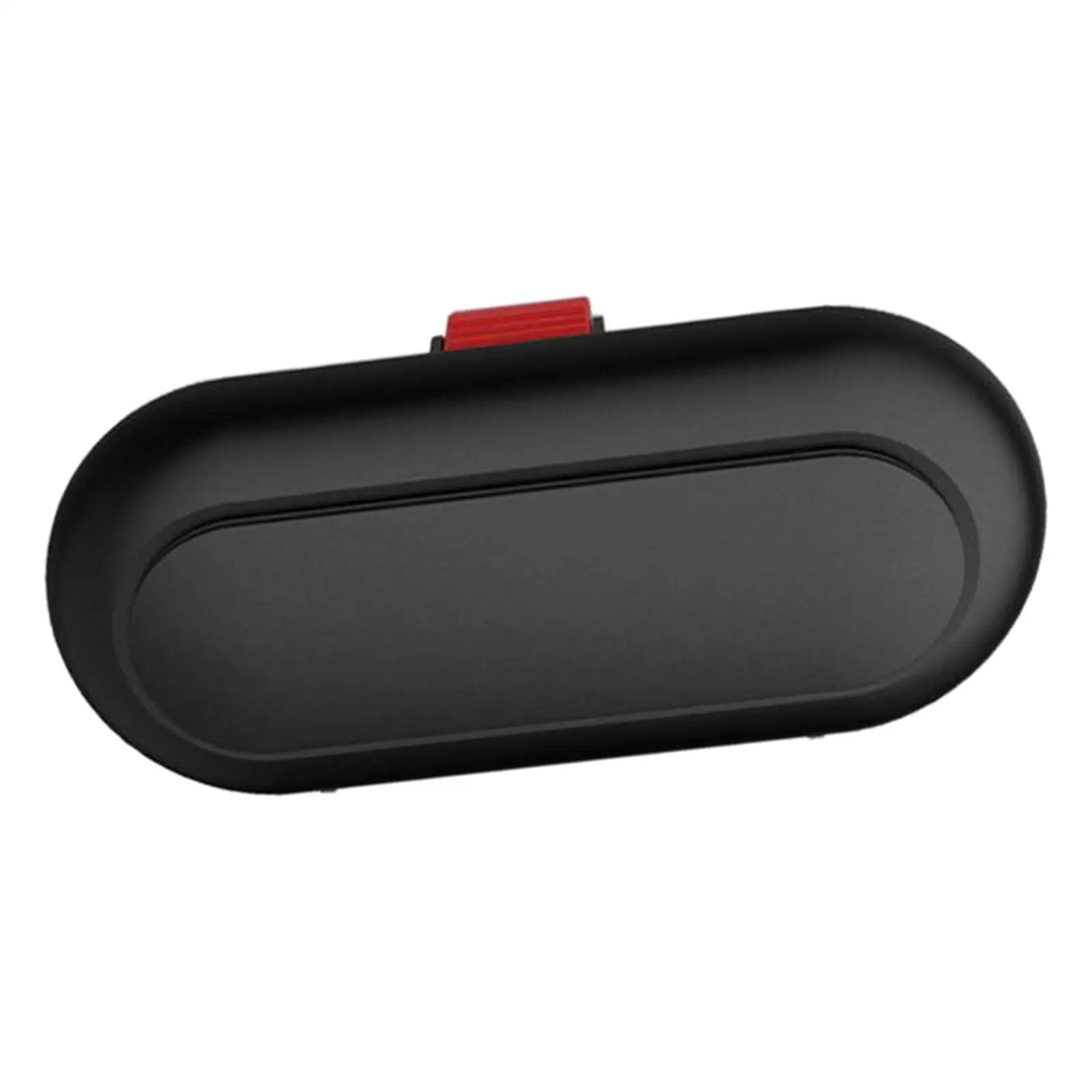 Universal Car Glasses Case Electroplating Clip Built in Plush Protection