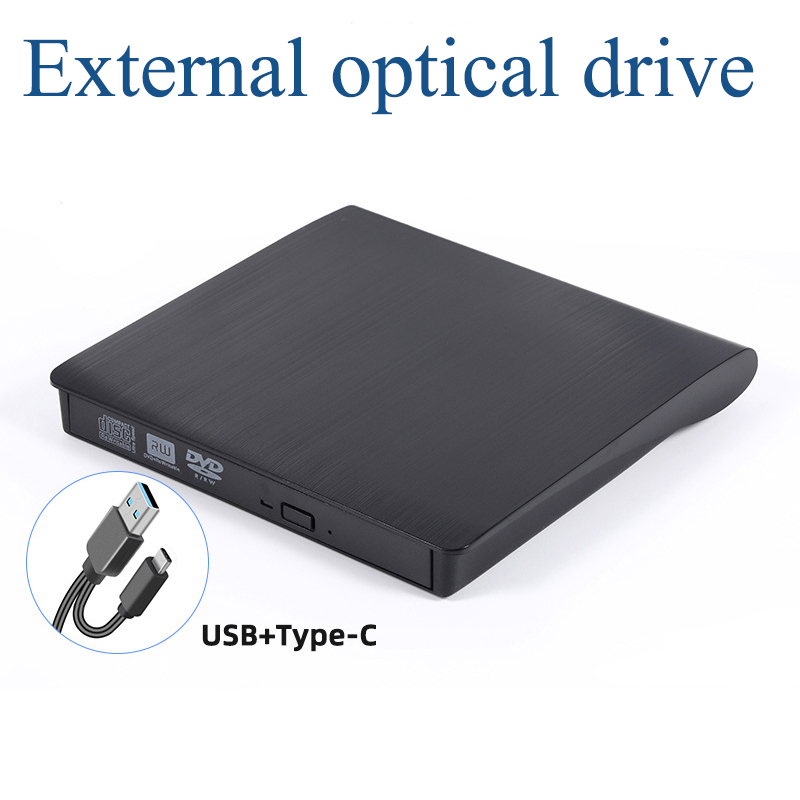 de unidade óptica portátil, USB 3.0, Tipo-C,