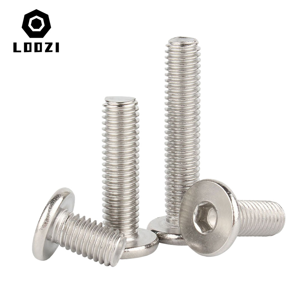 5/2,5/50pc m2 m2, 5 m3 m4 m5 m6 m8 Sechskant-Innen sechs kant buchse aus Edelstahl, ultra dünne, super flache Wafer kopfs ch raube – Detail 6