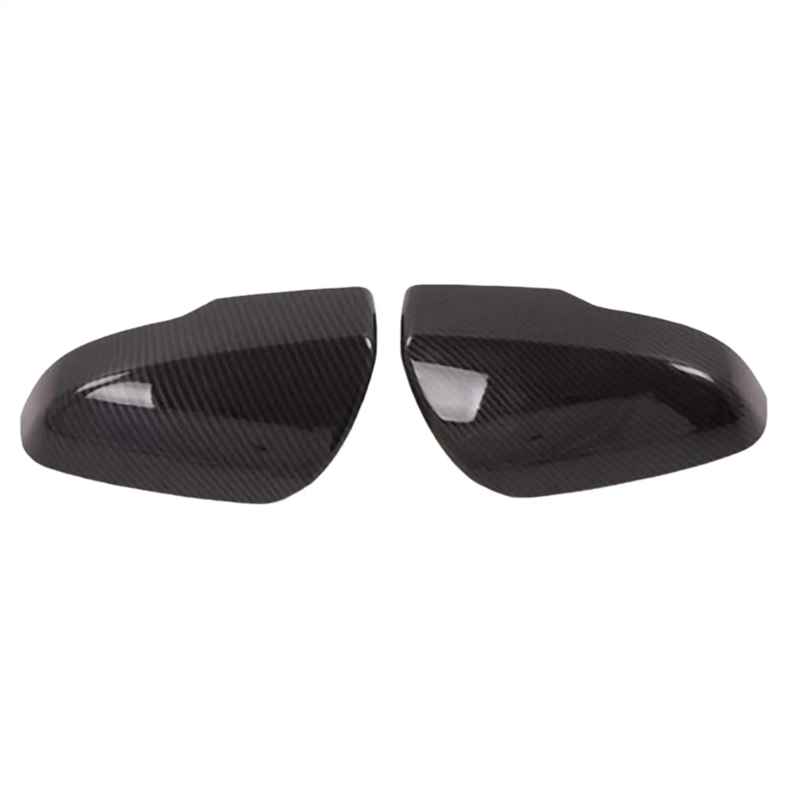 1 Pair Auto Review Side Mirror Cover Replacement ABS Fit for