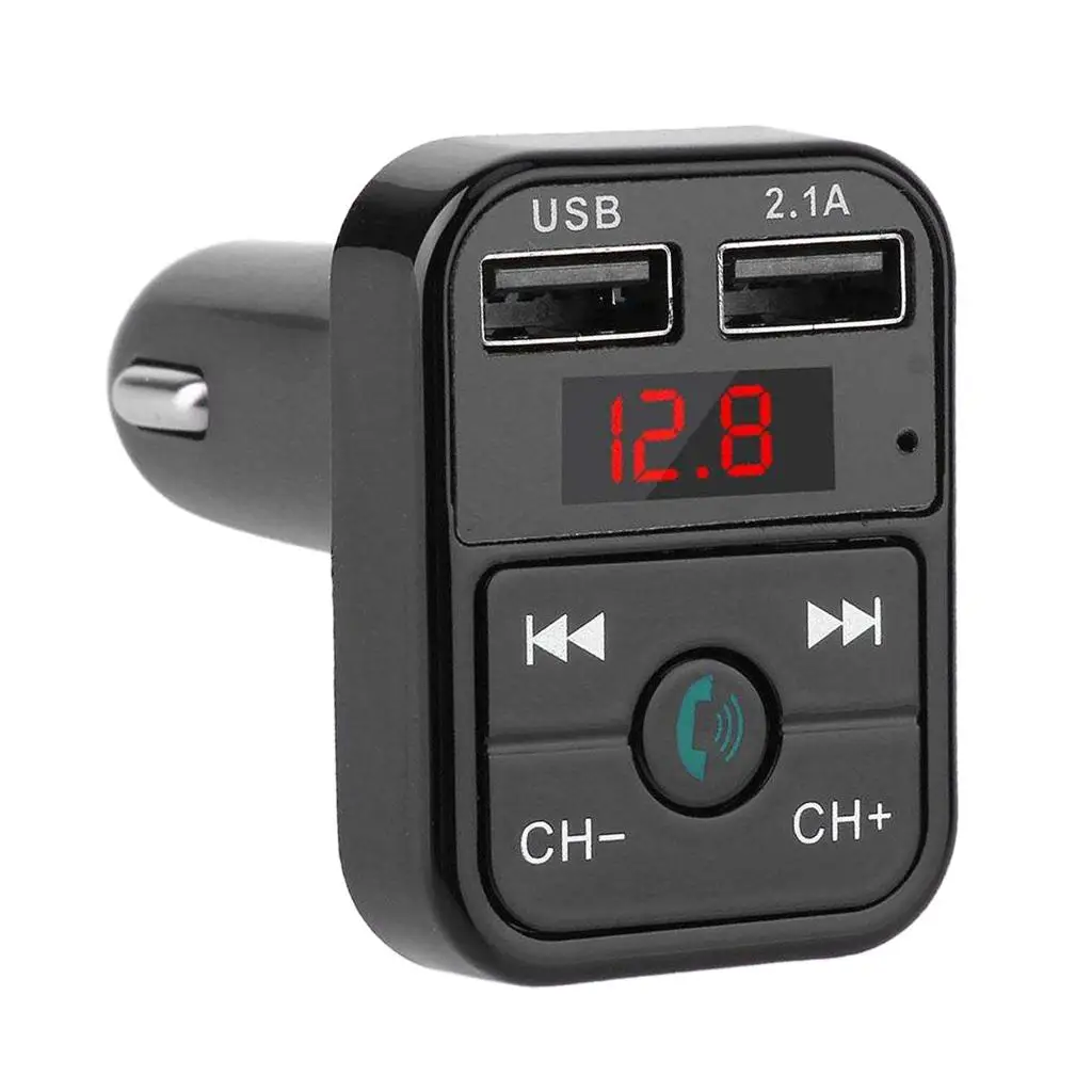 MagiDeal Bluetooth FM Transmitter B2 Car Bluetooth Transmitter USB Charger