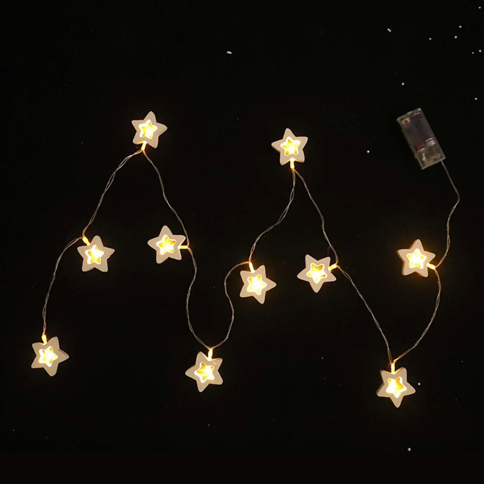 LED String Lights Hanging Ornament Decorative Christmas for Yard Garden Tent Xmas Birthday