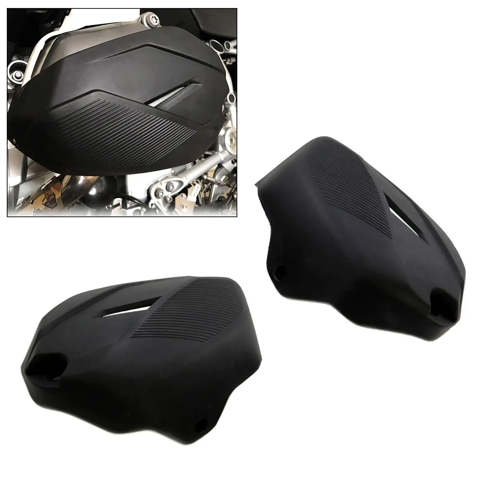 1 Pair Cylinder Head Engine Guards Protector Cover for  R1200GS LC ADV R1200R 2014-2017, Lightweight and compact design