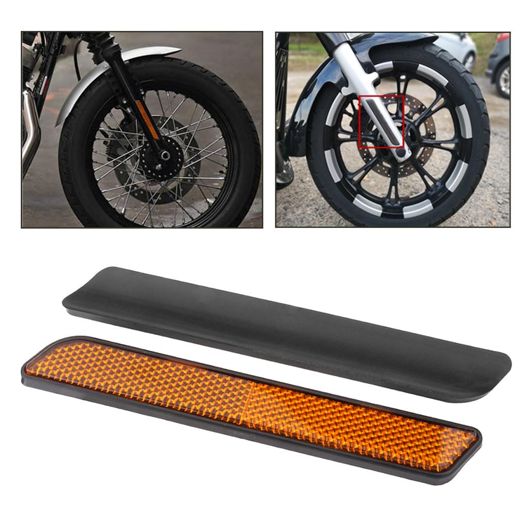 1 Pair Front Fork Leg Reflector Reflective Stripe fit for     Sof Tail  883 1200 Touring Electra Glide