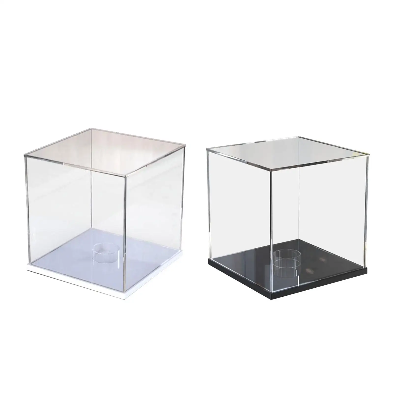 Football Display Cabinet Acrylic Soccer Memorabilia Holder Display Case for Statues Sculptures Baseball Toys Collectibles