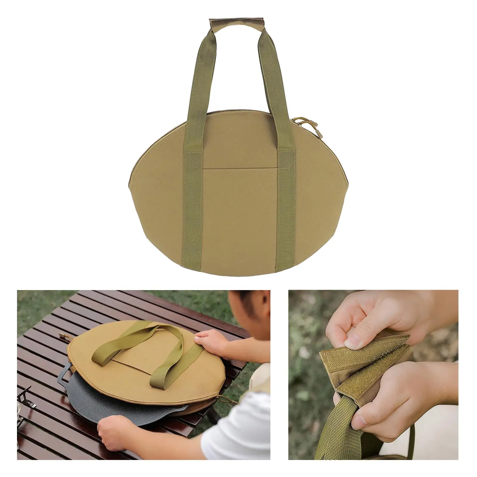 Cast Iron Skillet Bag grill per bbq Pan Storage Bag Heavy Duty Chef Bag for Camping Cookware or Dutch Oven Accessories