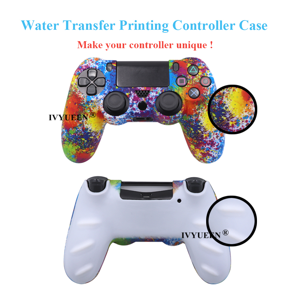 Coque De Protection Complète Pour Manette PS4 JDM-001 (Modèle Camouflage Noir) - Remplacement