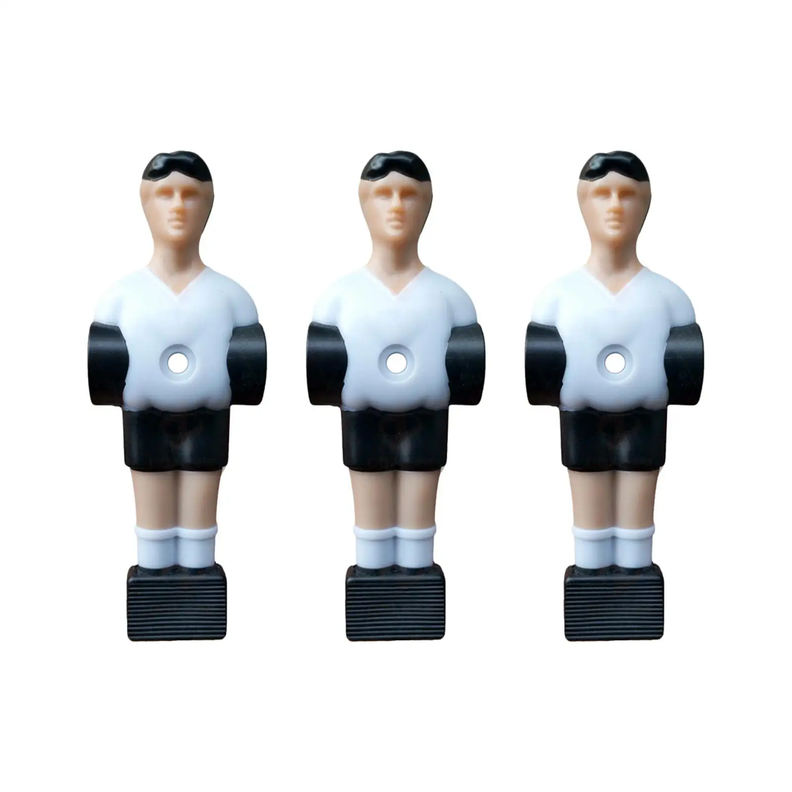 3Pcs Soccer Table Men Player Football Players Figures Table Player Foosball Men Replacement Set for Adult Kids Sports Party