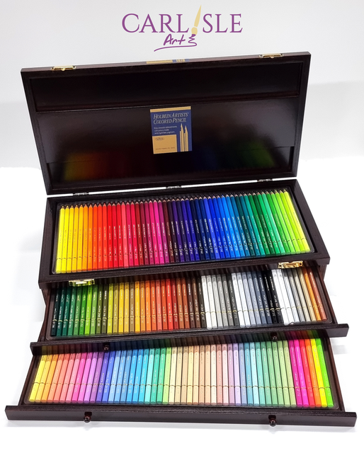 Holbein Artists Colored Pencils | 100 Color Set Paper Box OP940