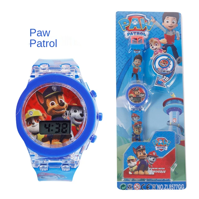 Paw Patrol Electronic Projection Watch Reloj Patrulla Canina Puppy Watch  Patrol Children Birthday Partydecorations Paty Gift Toy - AliExpress
