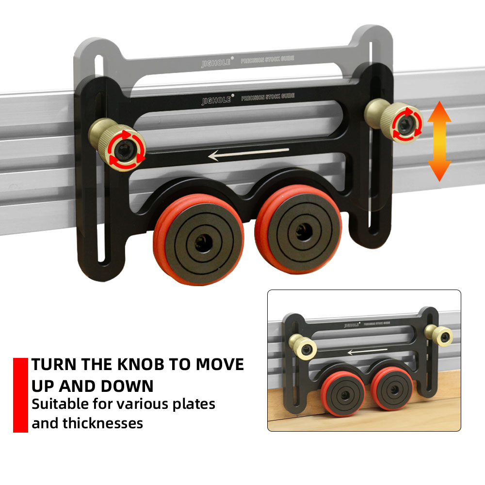Rollenführungen, Feather Loc Board, Mehrzweck-Hilfsführungen mit klarem Schnitt, Anti-Rebound-Sicherheits-Hilfswerkzeug zum Schieben – Detail 5