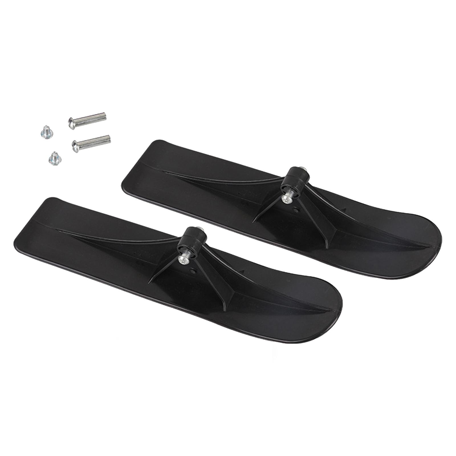 Snow Scooter Ski Sled Flat Bottom with Screw Easy to Install Multifunctional Ski Board for Downhill Sleds Kids Novices Children