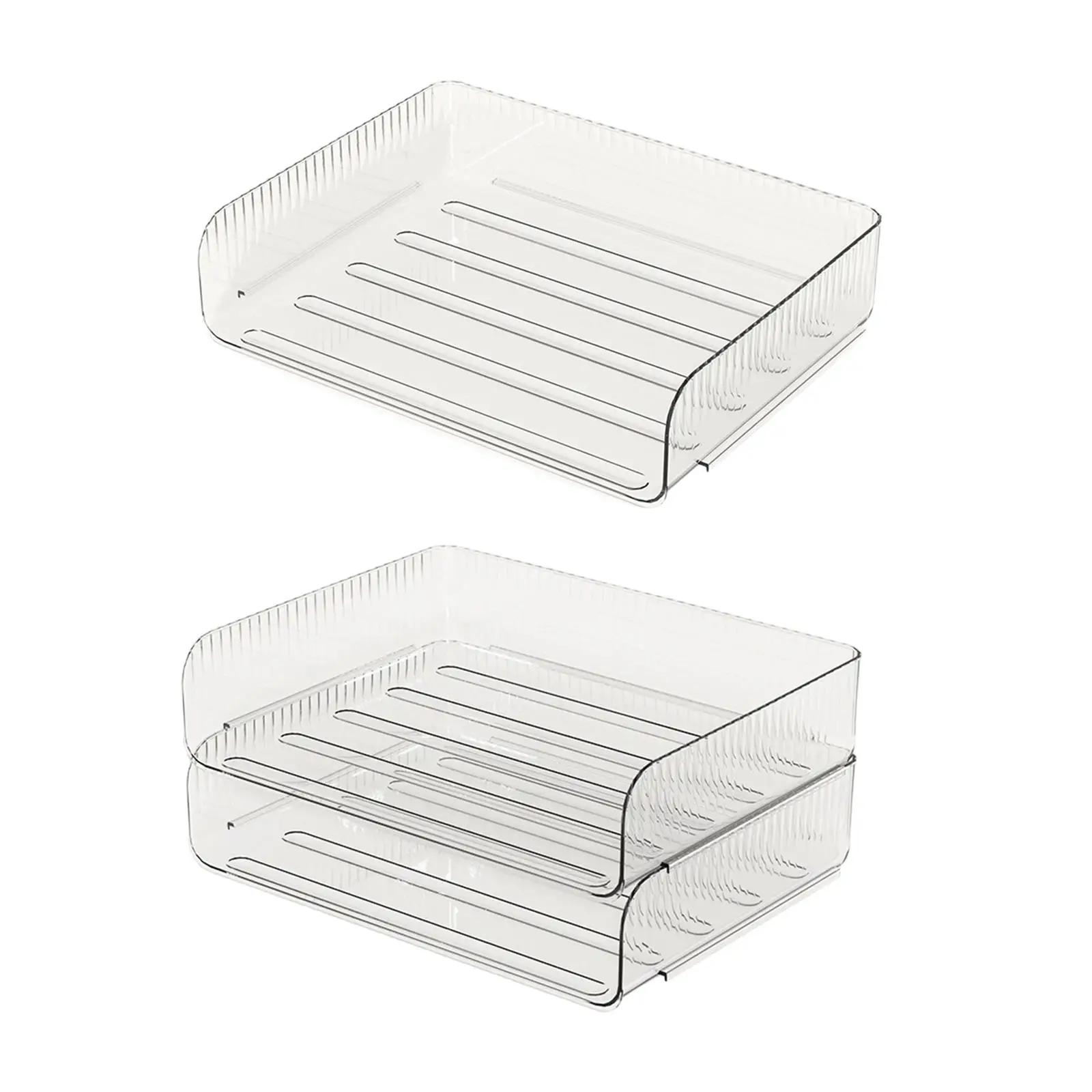 Nordic Style Desktop Shelf Makeup Trays Ornate Serving Tray Stackable Multi
