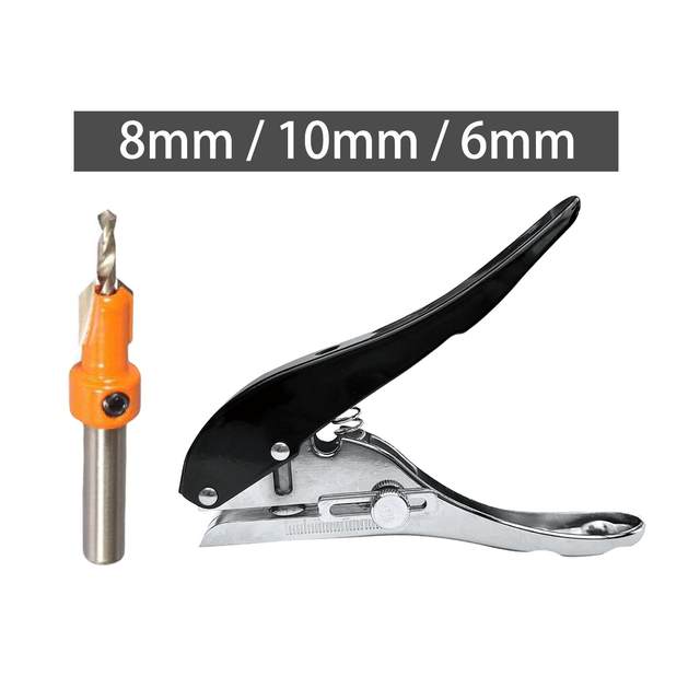 Punching Pliers 25 Sheet Capacity Handle Punch for Card Craft Paper Woodworking Photo