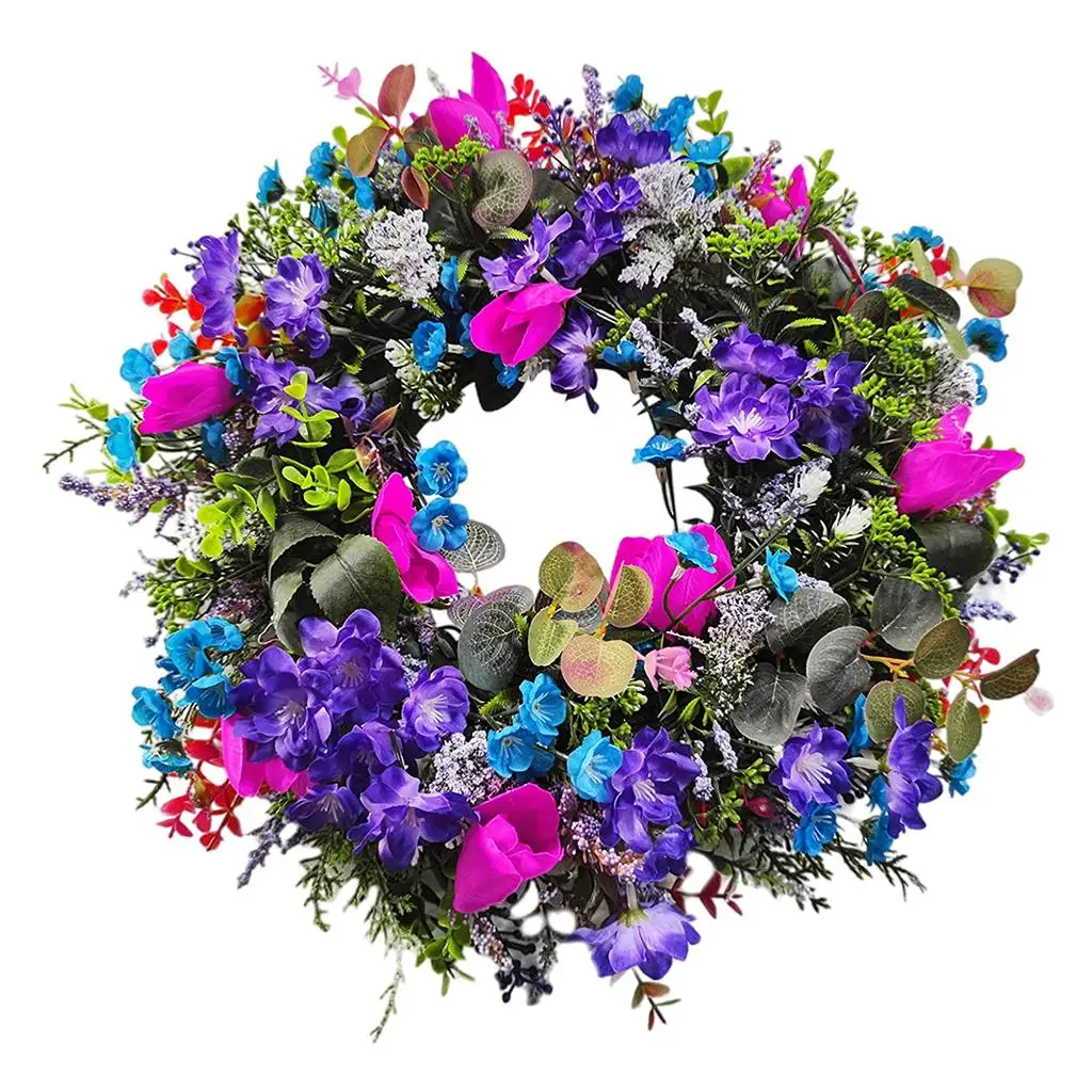 45.72cm  Wreath Front Door Wreath Gift Stable Cottage Wreath  for Decor Party Farmhouse Valentines Day Wall