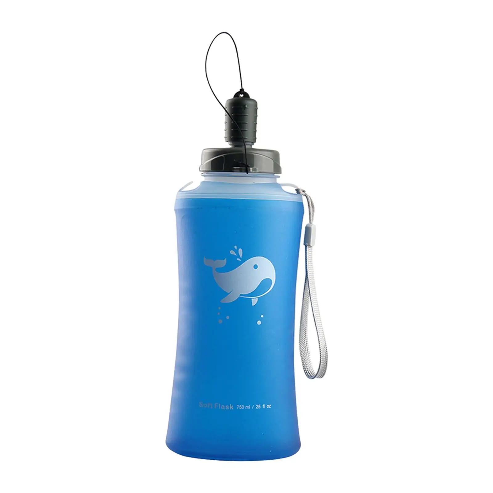 Collapsible Water Bottle 750ml Outdoor Sports Bottle for Hiking Sports Gym