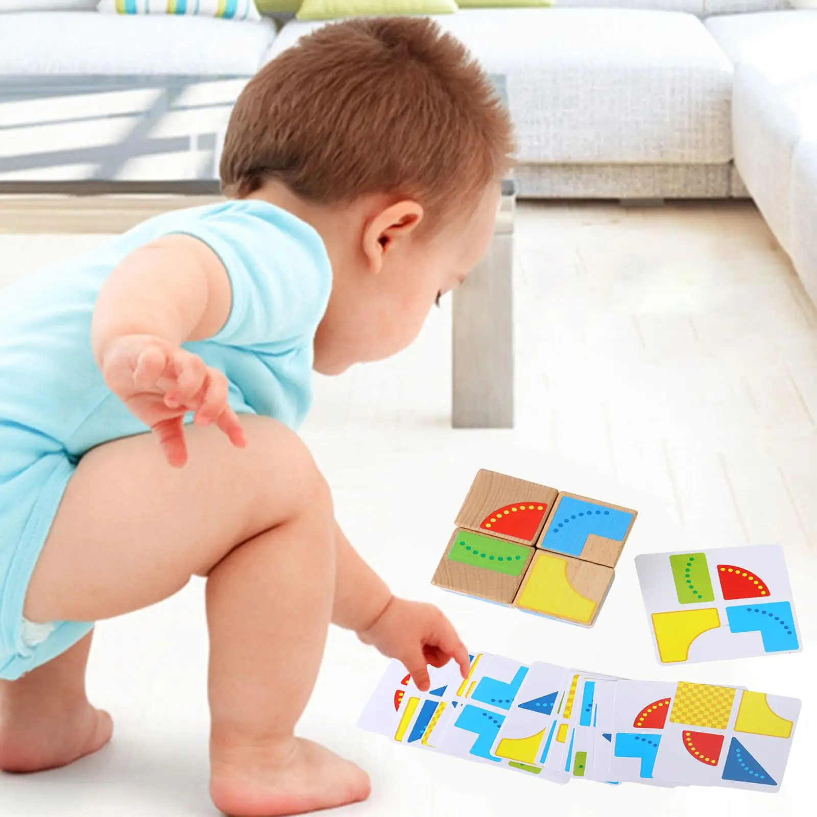 Building Blocks Hand-Eye Coordination Parent-Child Board Games for Baby