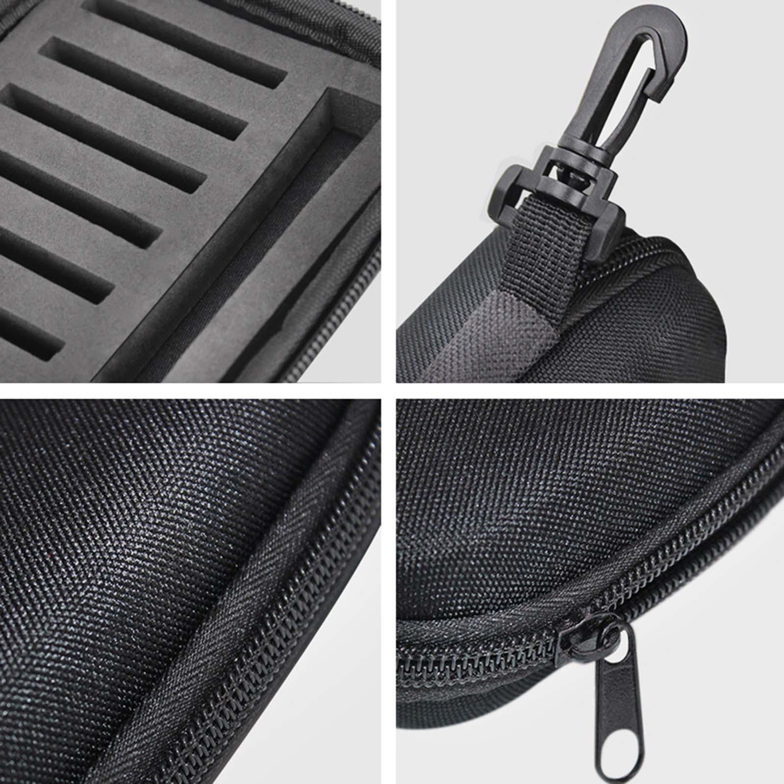 Fishing Lure Storage Bag Oxford Cloth + EVA Sequins Wallet Case for Baits Stream Spoon River