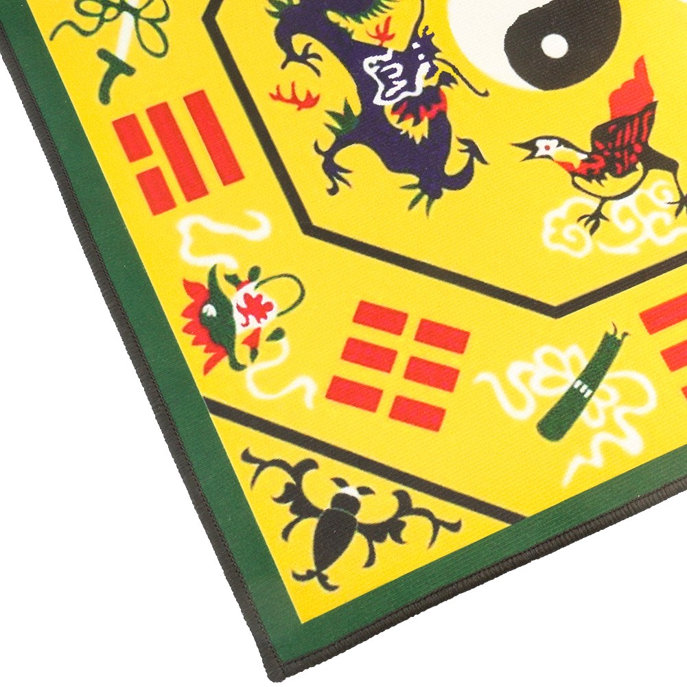 1 Stück Tai Chi Vier Mythische Bestien Gossip Webmuster Chinesischer Traditioneller Feng Shui Teppich Haushaltsbriefbeschwerer Exorzismus Veranda Türmatte – Detail 4