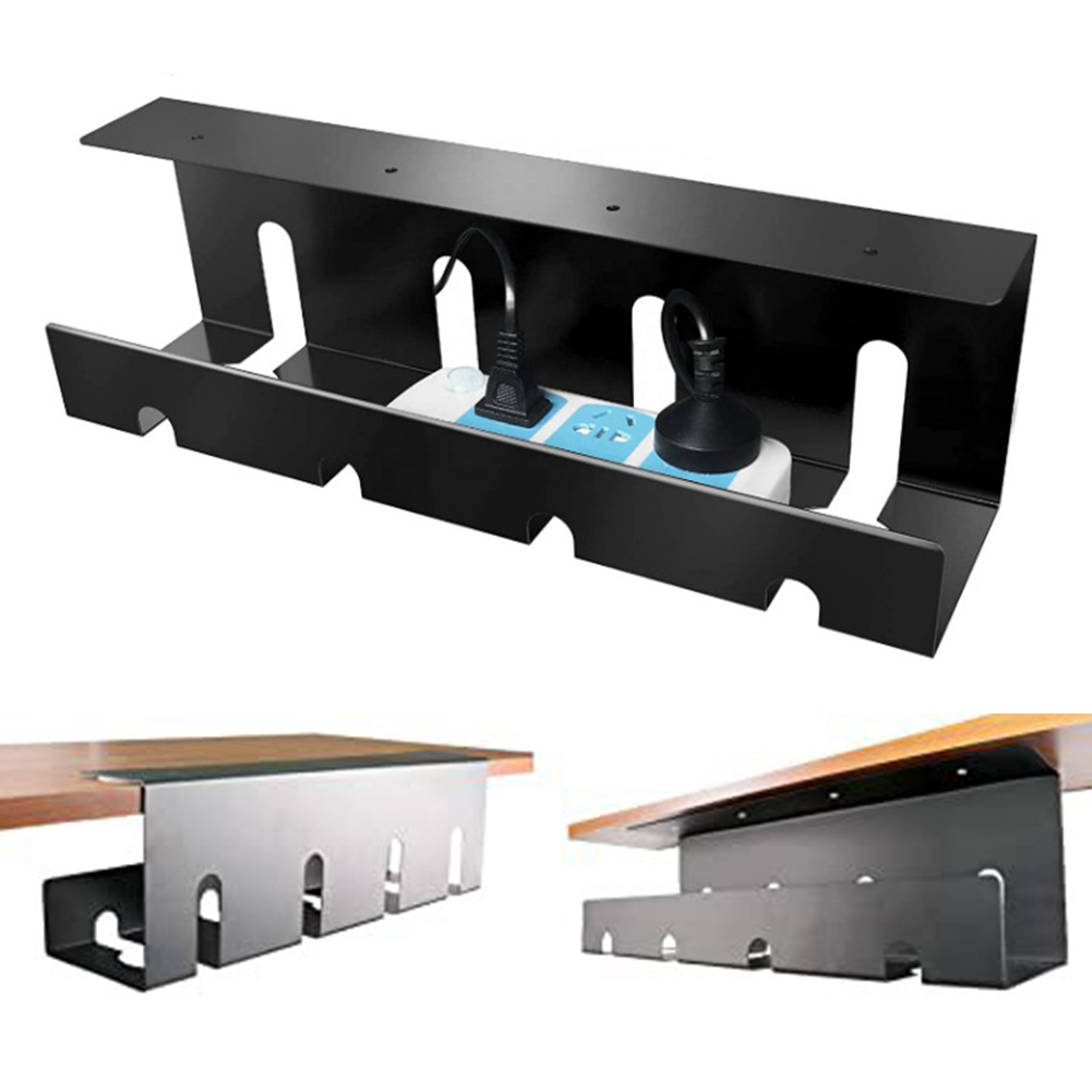 Home Wire Organizer com parafusos, Office Storage