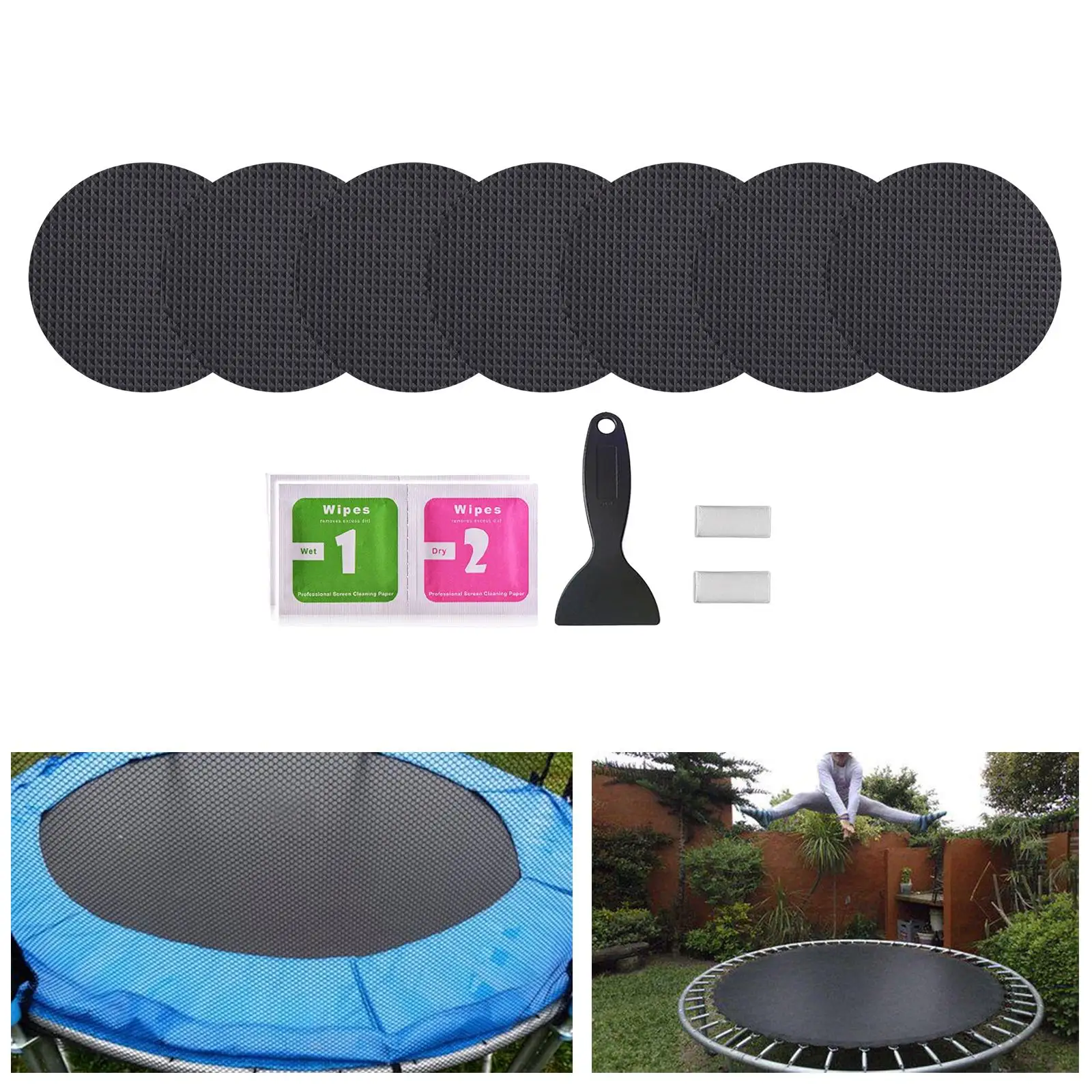 Portable Trampoline Patch  Kits Tape for Garden Trampoline  Set