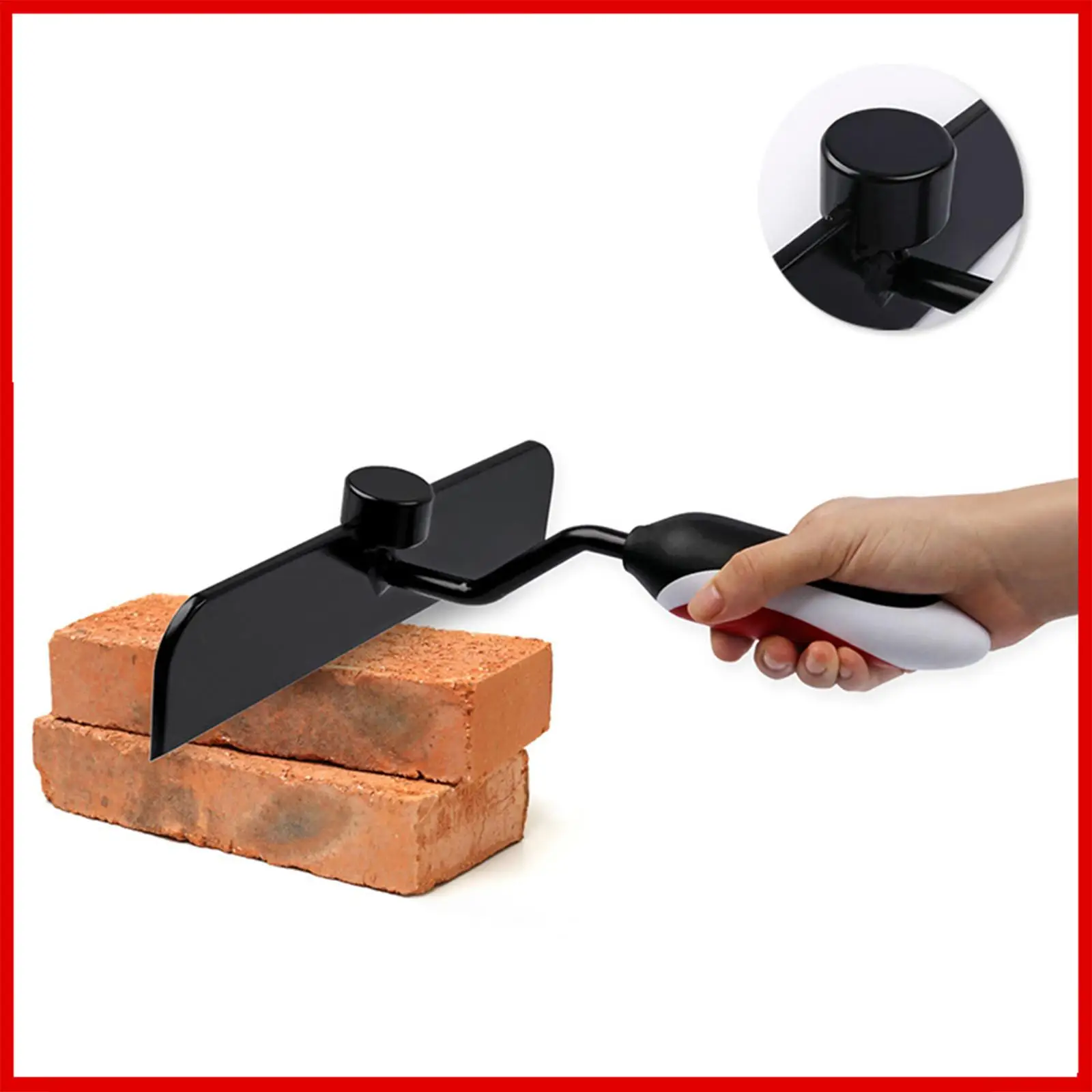 Portable Brick Chisel Comfortable Grip 23cm Blade Hand Tool Masonry Chisel for Concrete Removal Removing Brick Block Masonry