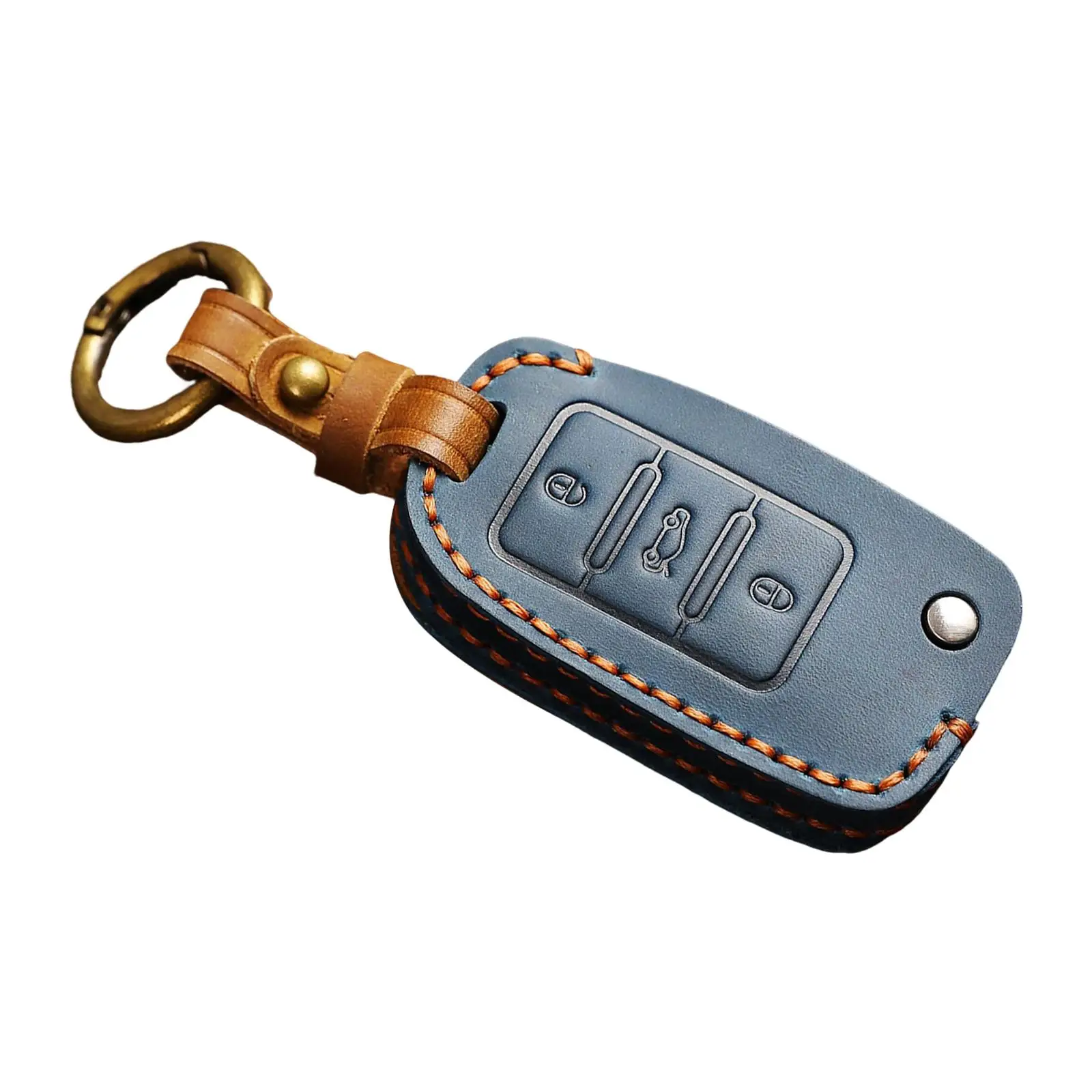 Durable Key Fob with Keyring Dustproof with Keyring for vw