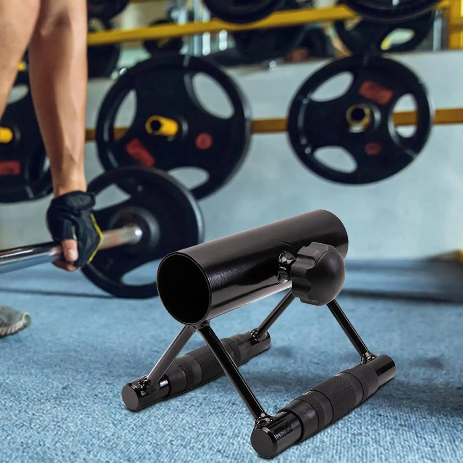 Fitness Equipment Rack Landmine Handle, Landmine Rack, Pull Down Fitness Barbell Rack for Home Gym, Back Strength Training