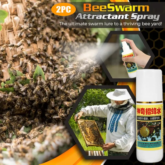 2pcs Bee attracting water Bee baiting water BeeSwarm Attractant Spray Swarm  Commander Premium Honey Bee Trap Tool 200ml - AliExpress