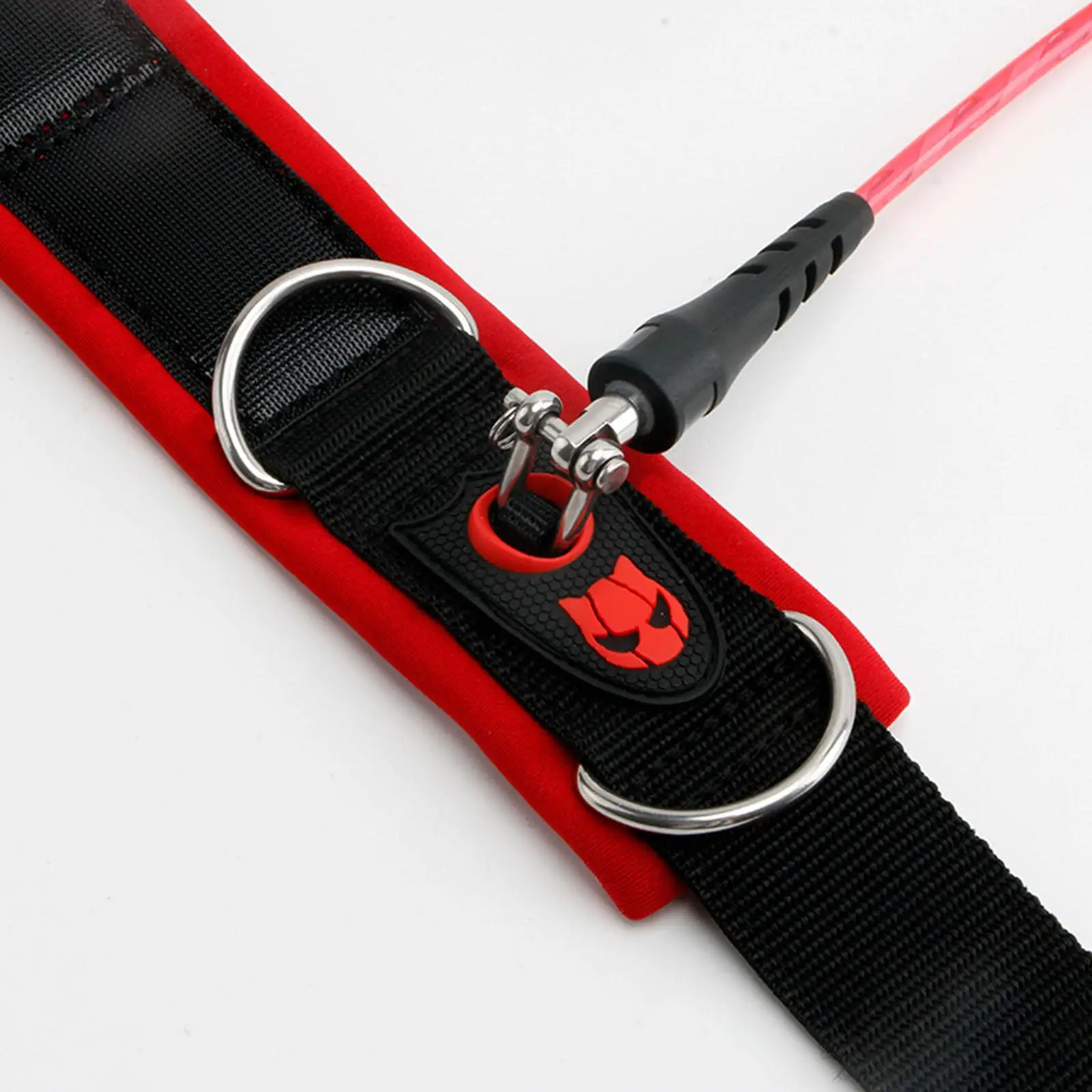 Freediving Diving Lanyard Stainless Steel Rope with Carabiner Swivel Snap Loose Anti-lost Safety Cable Security Leash