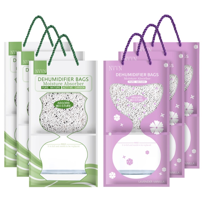 Description Picture 3 of item6/12Pcs Moisture Absorption Anti-mold Desiccant Bag Household Hanging Moisture Absorbent Bag Closet Wardrobe Dehumidifier