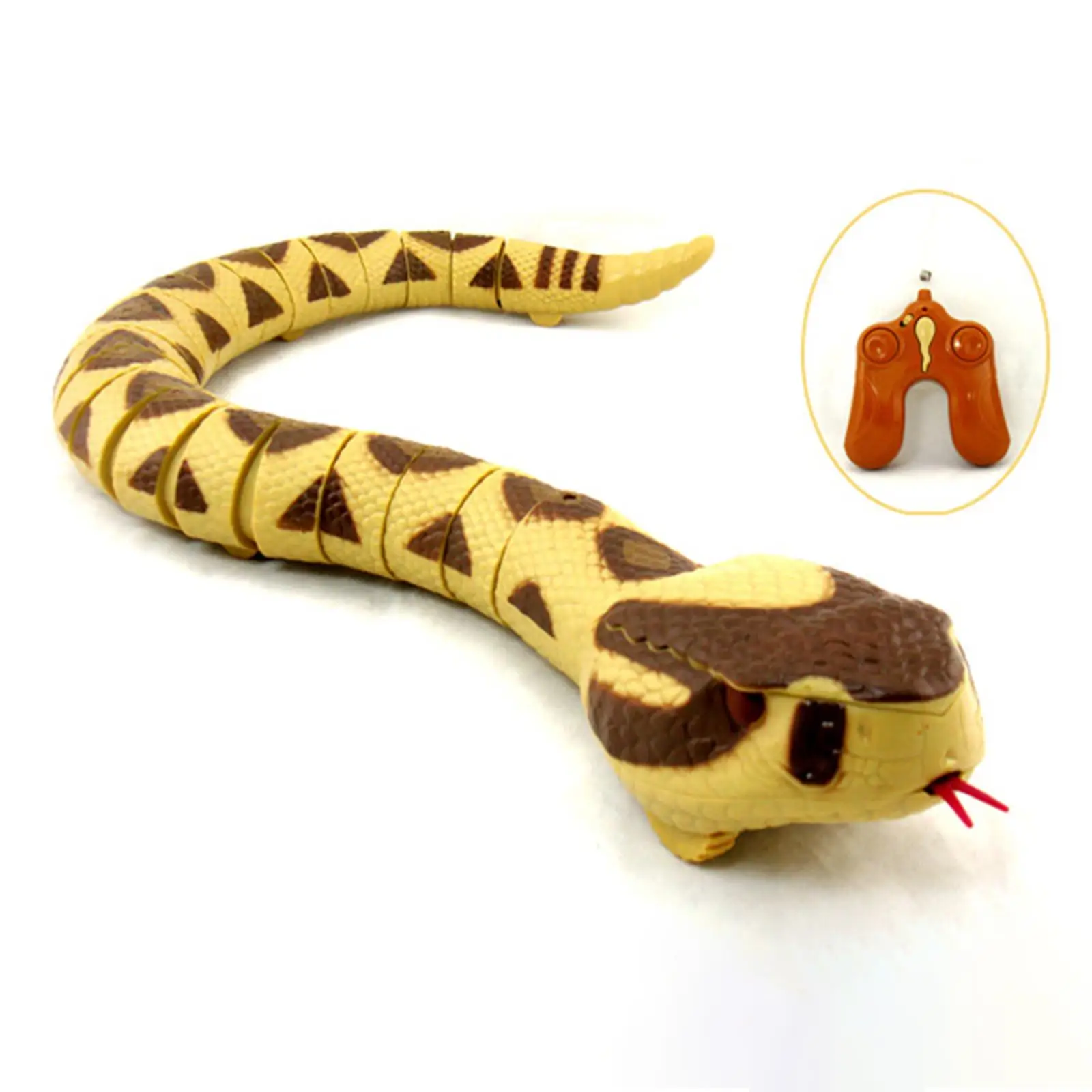 Lifelike RC Snake Toys Halloween Tricks Toy Artifical Snake Model Party Favors for Party Tricks Tabletop Decors Jokes