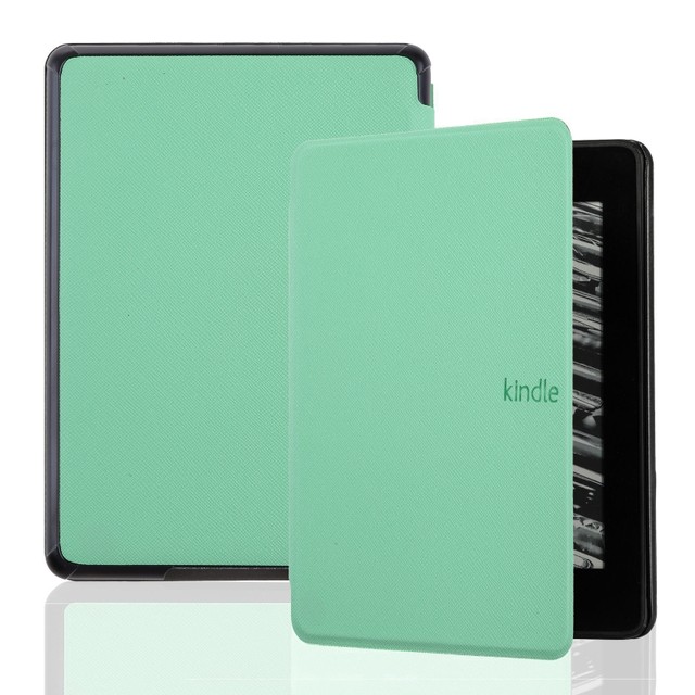 Funda plegable delgada para Kindle Paperwhite (10ª generación 2018), funda  de piel sintética suave con función de encendido y apagado automático