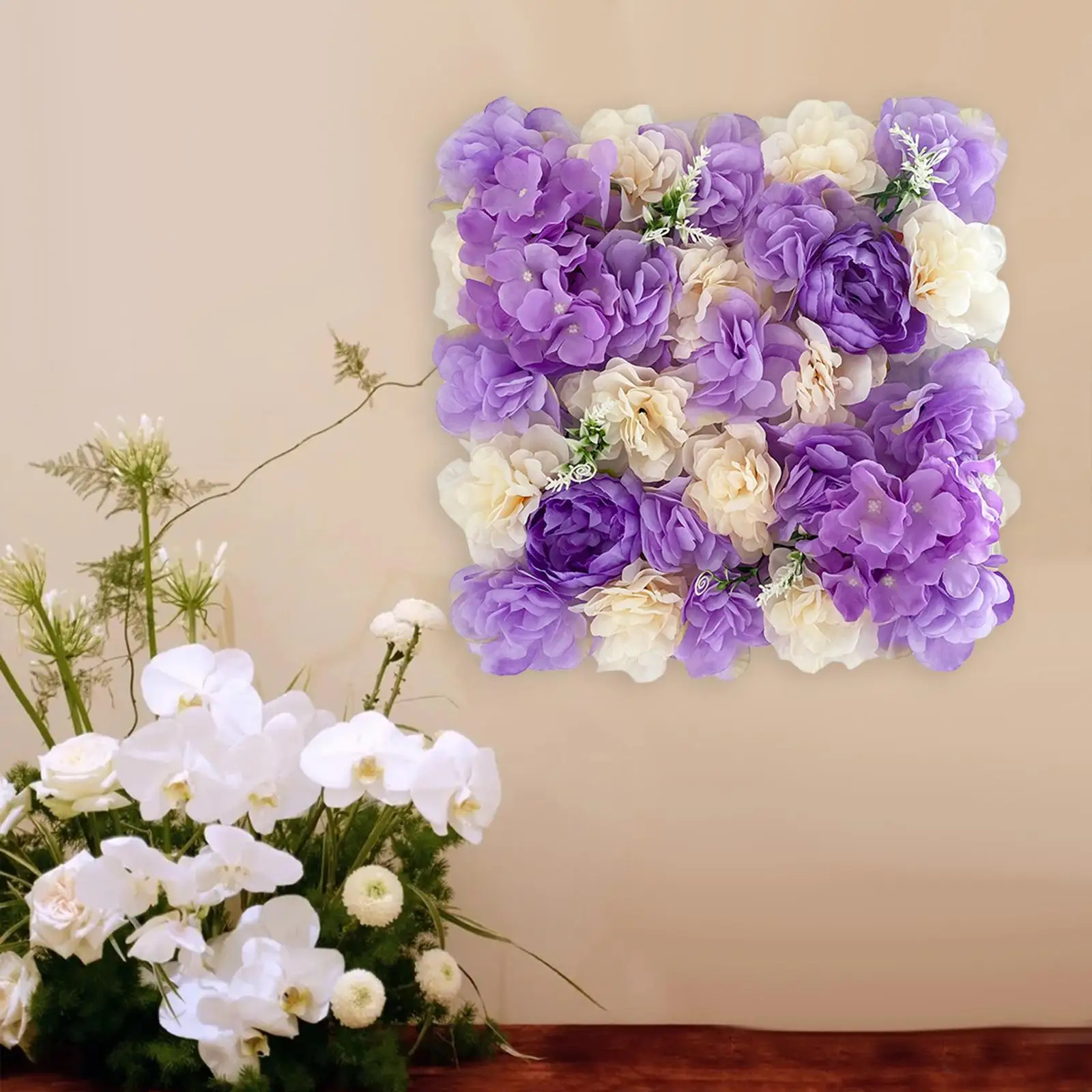 DIY Arch Flower Row Artificial Flower Wall Panel Wedding Road Cited Flowers for Celebration Party Backyard Event Baby Shower