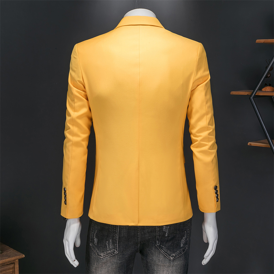 High Quality Business Slim Fit Single Buttons Suits Jacket Men Slim Fit Casual Fashion Wedding Groom Tuxedo Blazer Coats 6XL-M