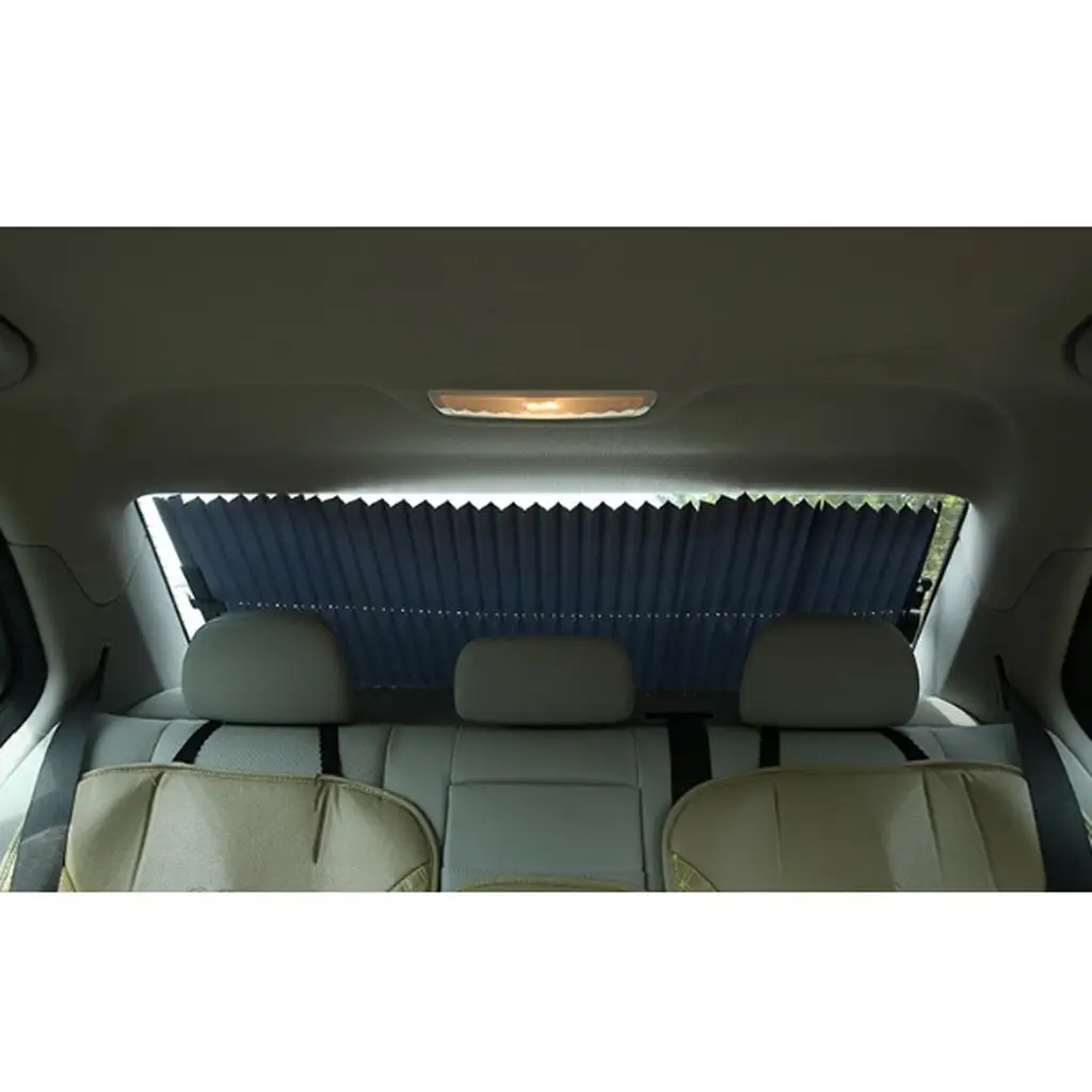Adjustable Car Sun Shade Insulation Curtain UV Protection Retractable Shield
