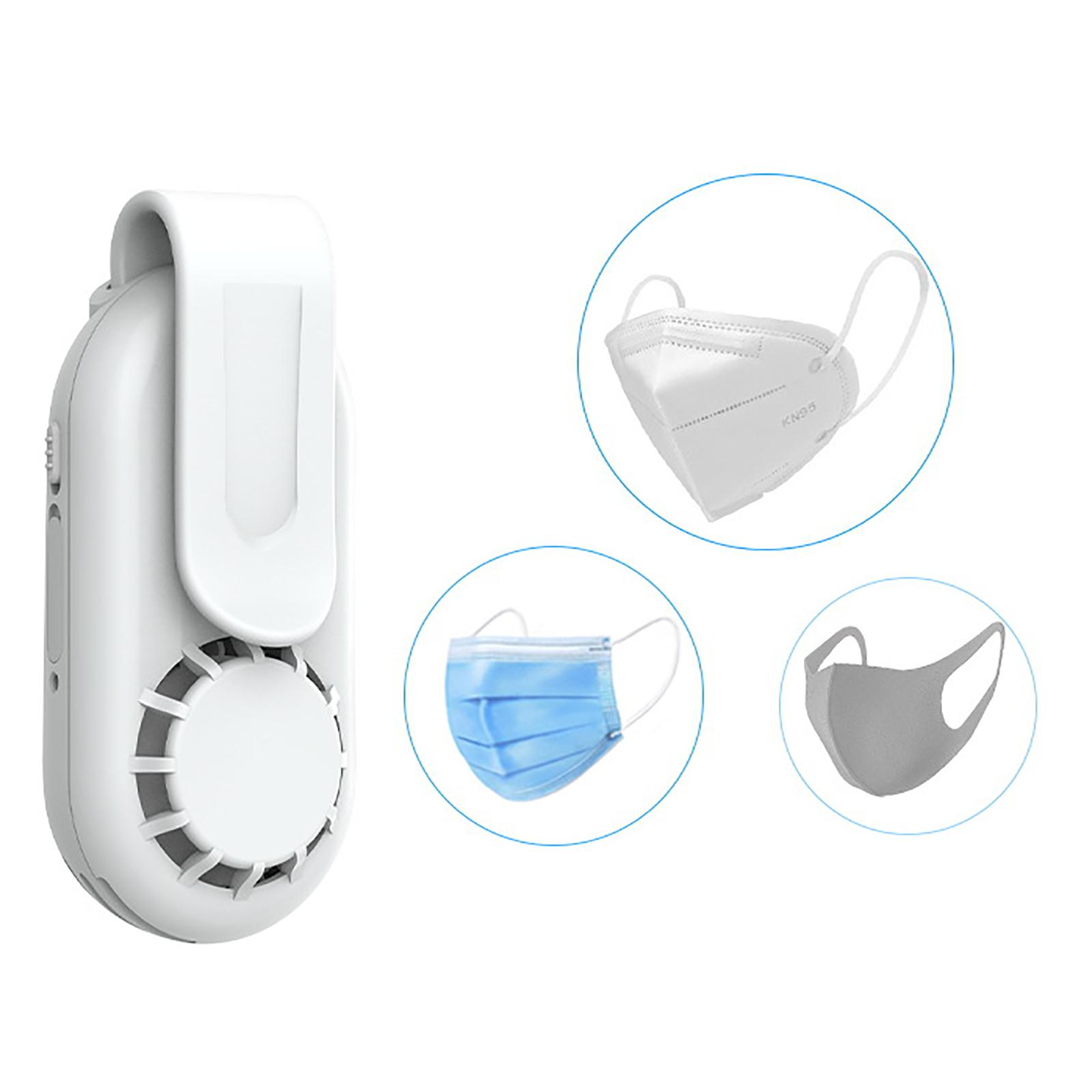 Electric Fan for Face Mask Facemask Fan Wearable Mask Purifier Fan Make Breathing Easier Protect Makeup for Outdoor Travel