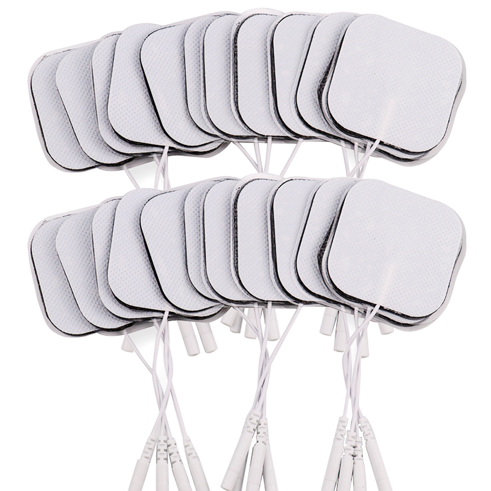 50/100Pcs TENS Pads EMS Electrode Patch Nerve Muscle Stimulator Silicone Gel Tens Electrodes Digital Acupuncture Pad Accessories