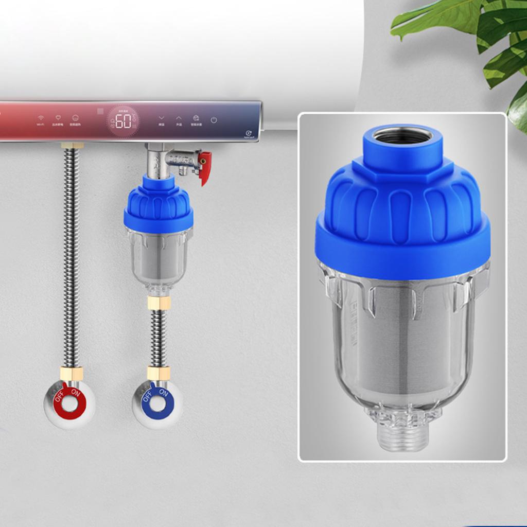 Whole House Water Filter 40Um Clean Down Sediment Assembly Cleaning Water Softener Water Purification for Water Heater Kitchen