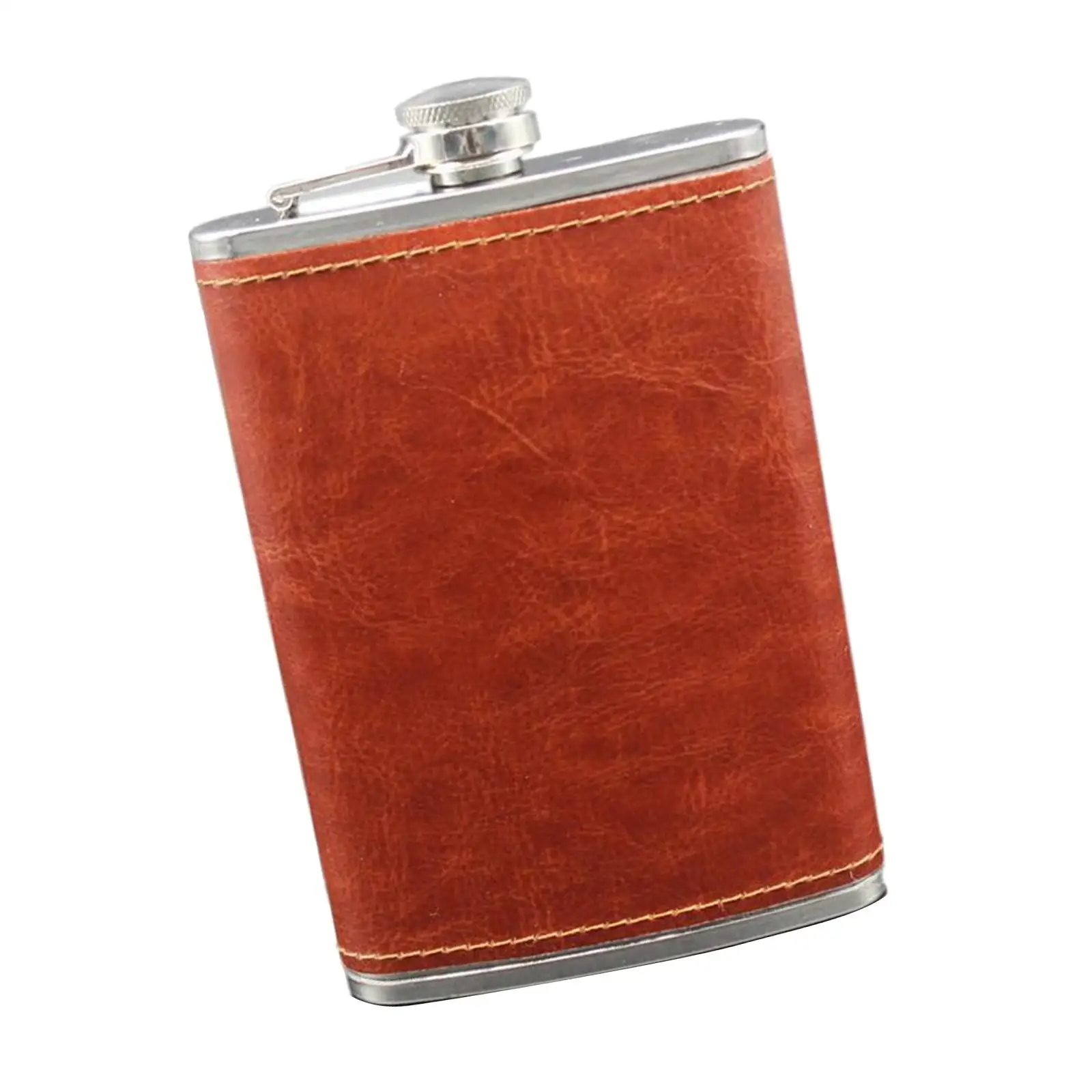 9 oz Hip Flask Portable Liquor Pocket for Hiking Home Goods Clear Water for Storing