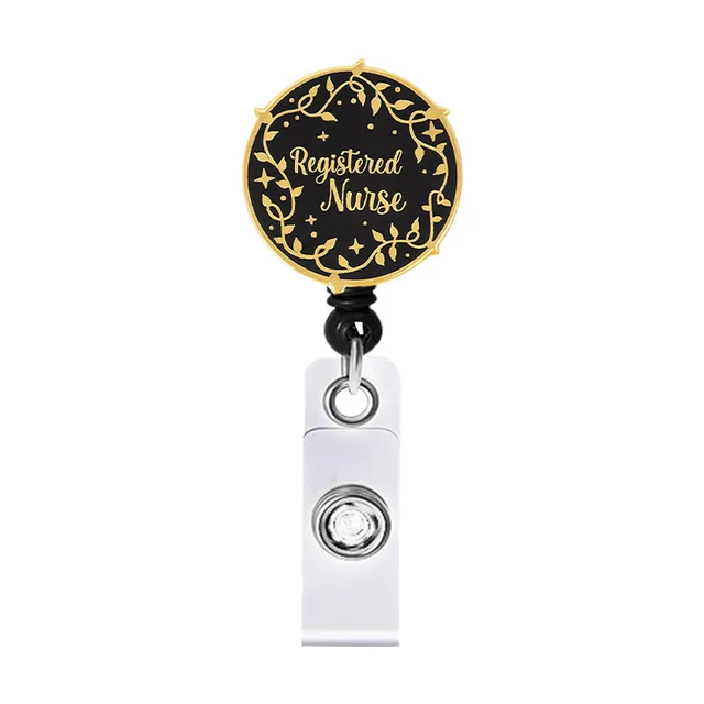 New Design 1 Piece Retractable Nurse Badge Reel Fashion Coffee Cup Mask  Letters ID Card Holder Keychains Lanyard Alligator Clip - AliExpress