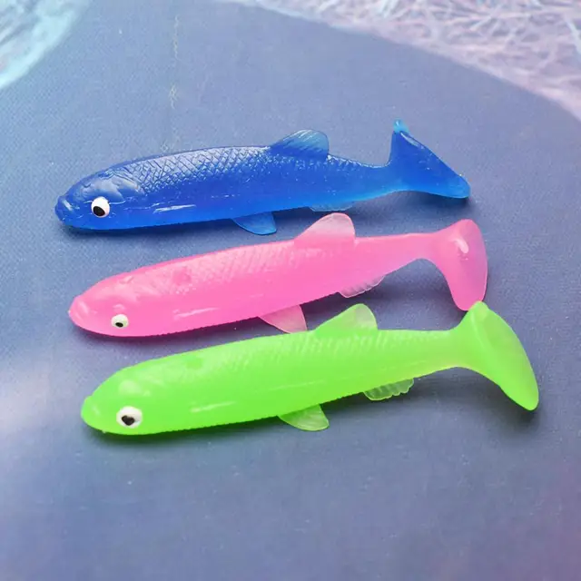 2Pcs Kid Fishing Toys Miniature Simulated Mini Fish Models Fish
