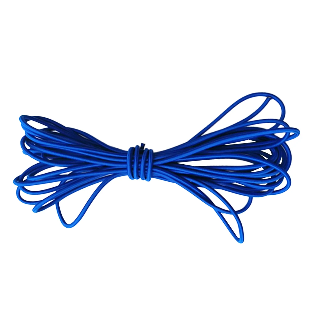 MagiDeal 5mm High Strength Durable Strong Elastic Stretch Rubber Shock Cord Tie Down Marine Boat Bungee Rope 1m-75m